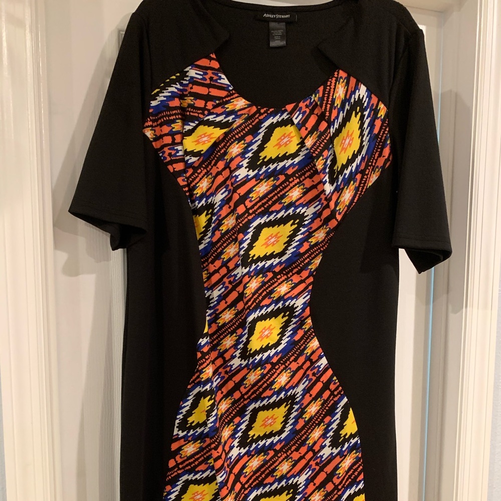Ashely Stewart Plus Size Mid Dress